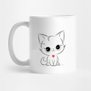 Сute  kitten, my favourite Mug